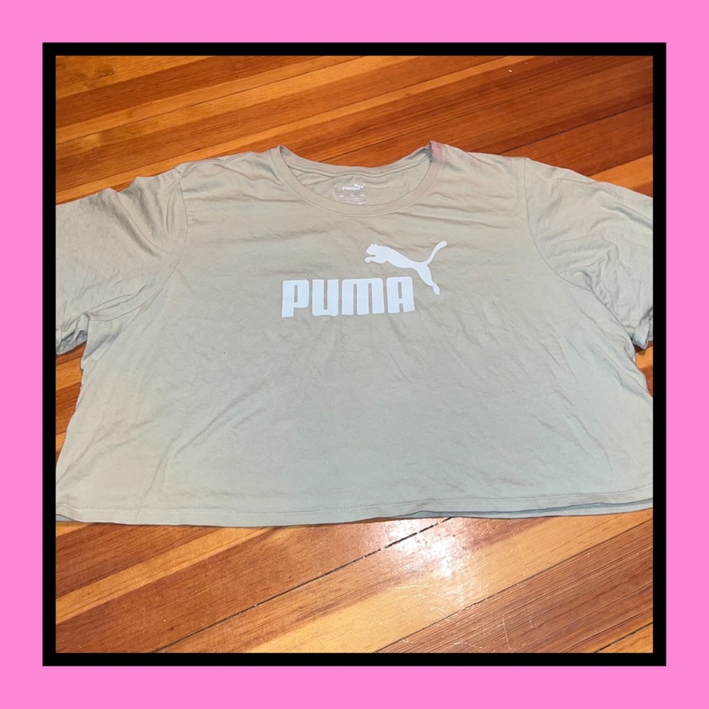 Puma Tan Athletic Tee Shirt xxL